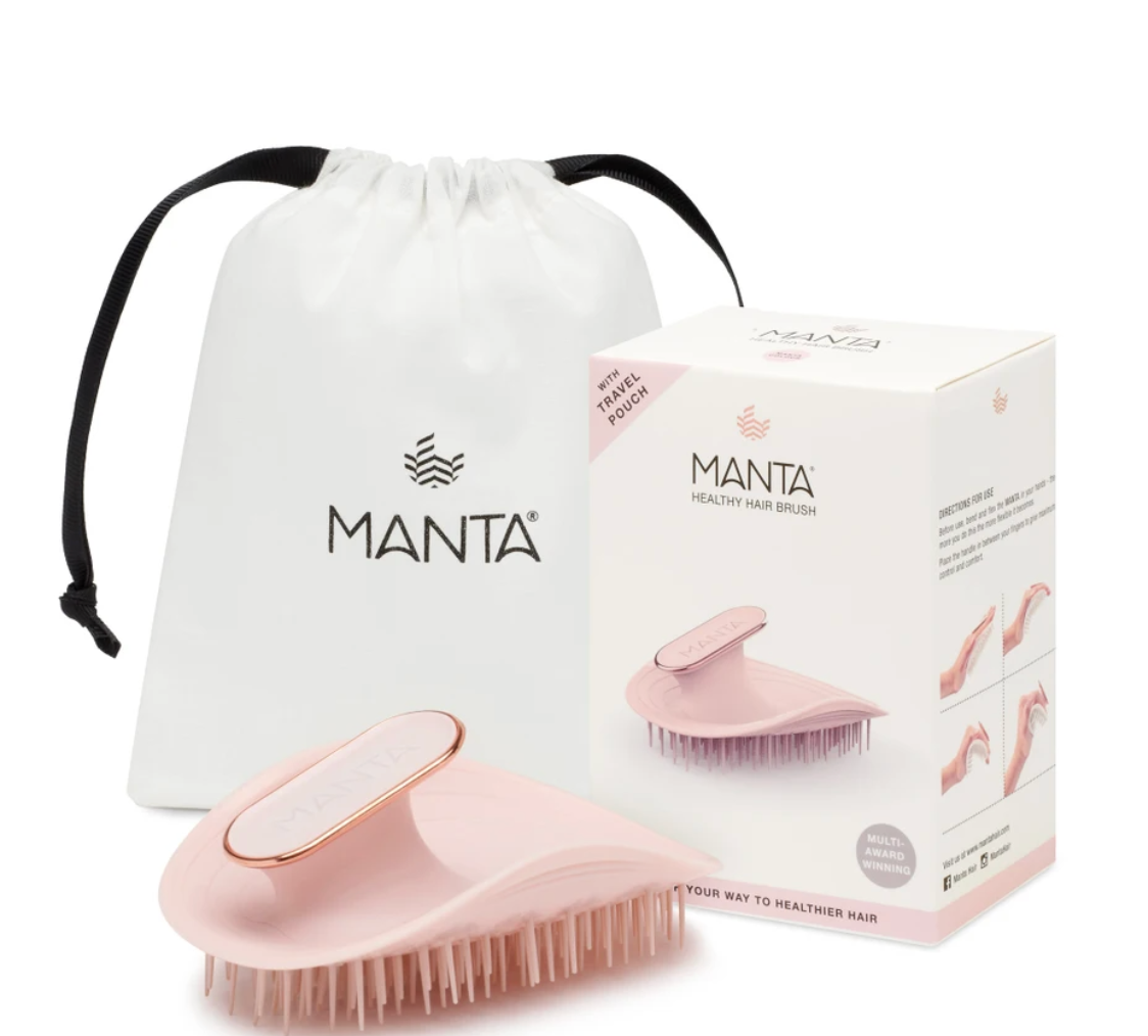 Manta The Healthy Hair Brush-Blush Pink