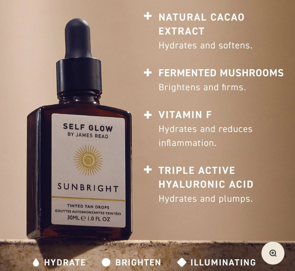SELF GLOW Sunbright - Gouttes autobronzantes teintées
