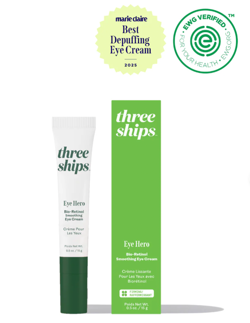 EyeHero™ de Three Ships - Crème contour des yeux lissante au bio-rétinol