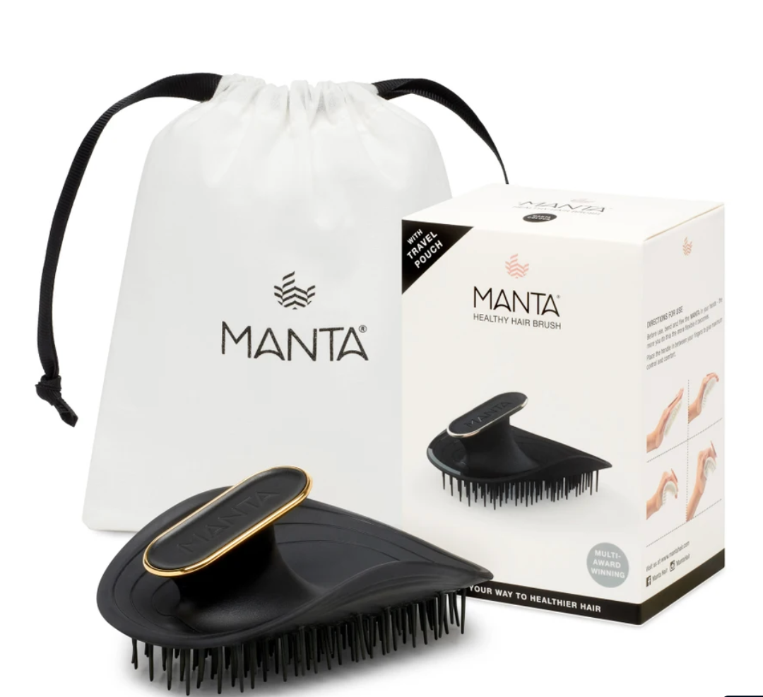 Manta The Healthy Hair Brush-Black