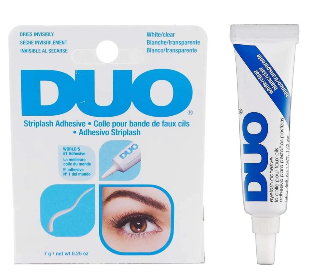 DUO Striplash Faux Eyelash Adhesive Solution - White Clear