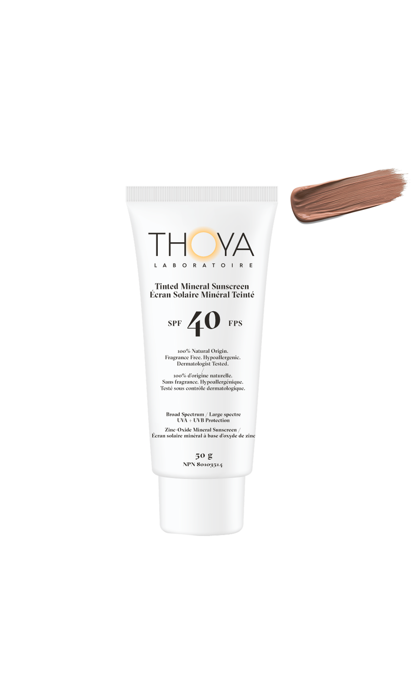 Natural Tinted Mineral Sunscreen no 3 SPF 40