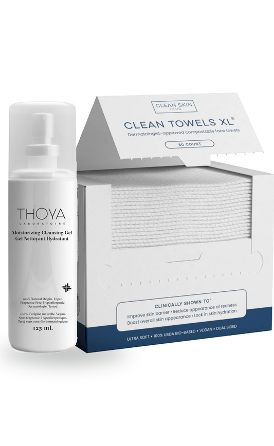DUO Gel Nettoyant Hydratant Thoya Laboratoire & Lingettes XL
