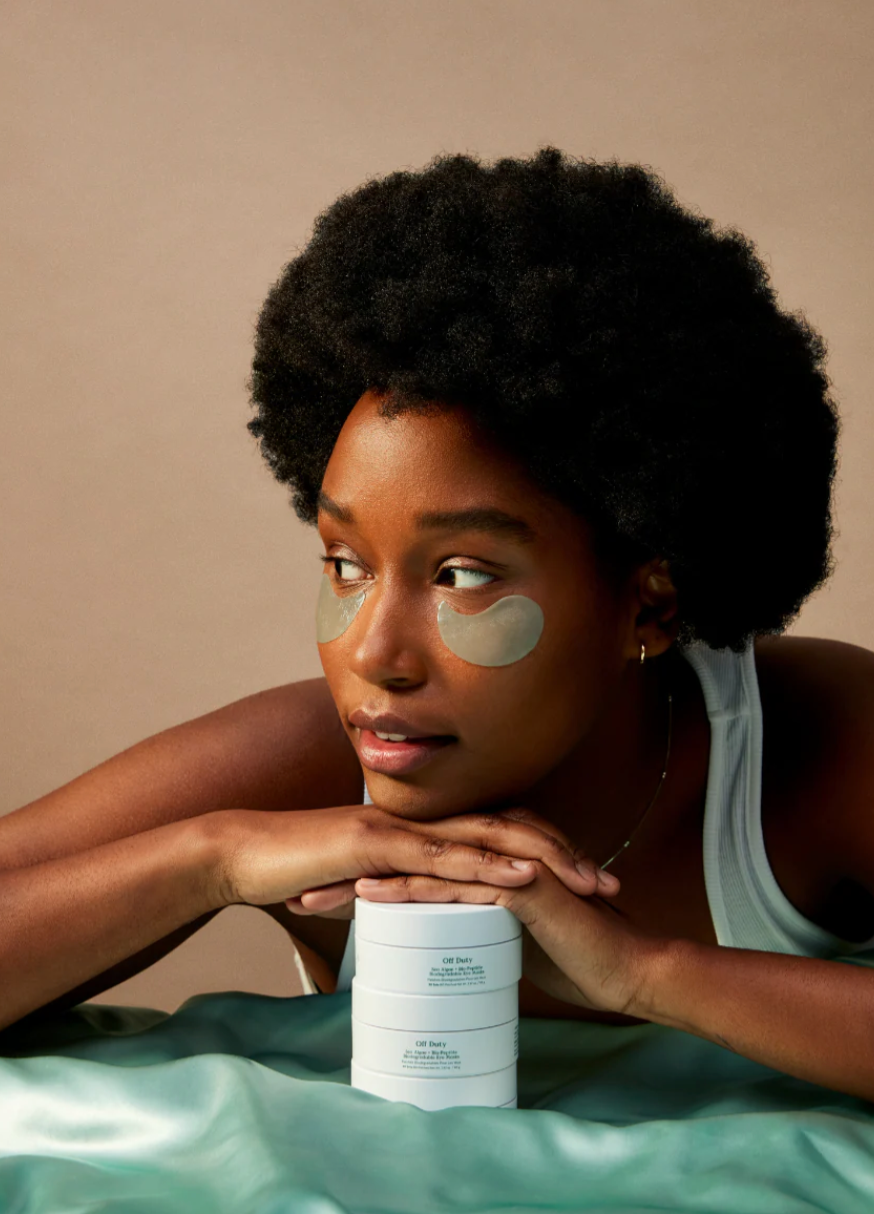 Three Ships OffDuty™ - Masques contour des yeux biodégradables lissants aux algues marines et aux biopeptides 