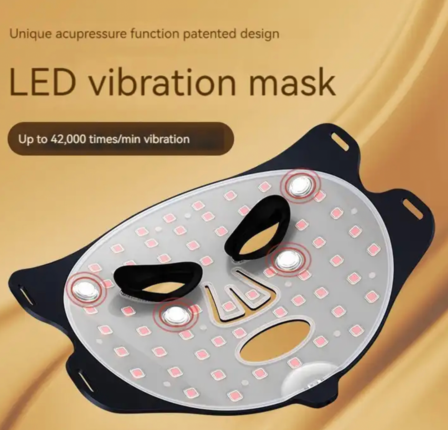 Masque en silicone flexible LED